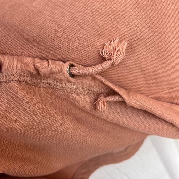 LIV Outdoor Quarter-Zip Pullover Camel Tan Long Sleeve Drawstring Hem Sweatshirt - Picture 7 of 8